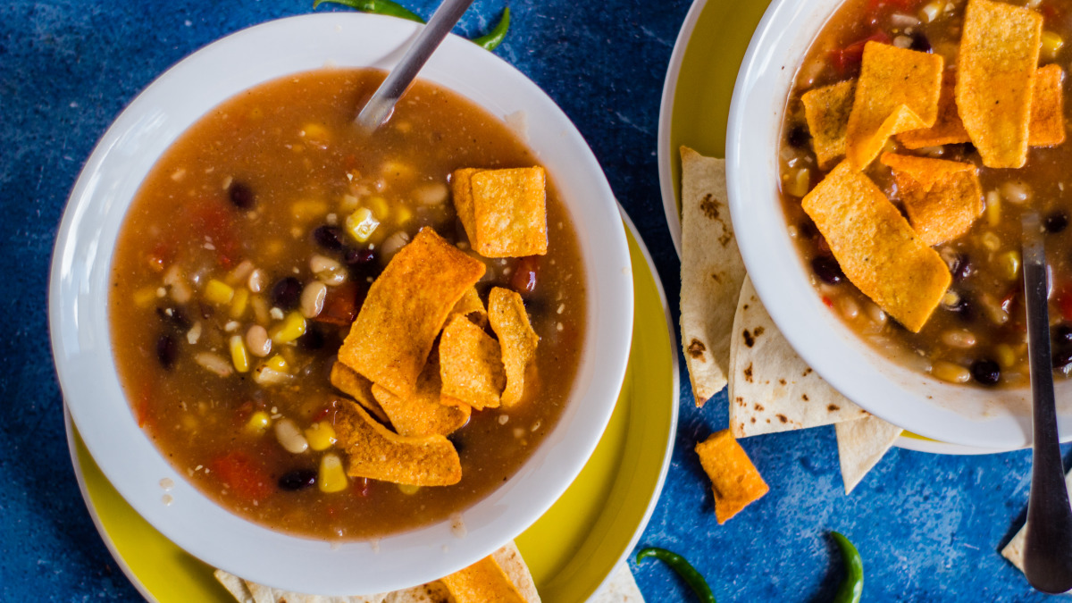 Spicy Healthy Taco Bean Soup Recipe - Food.com